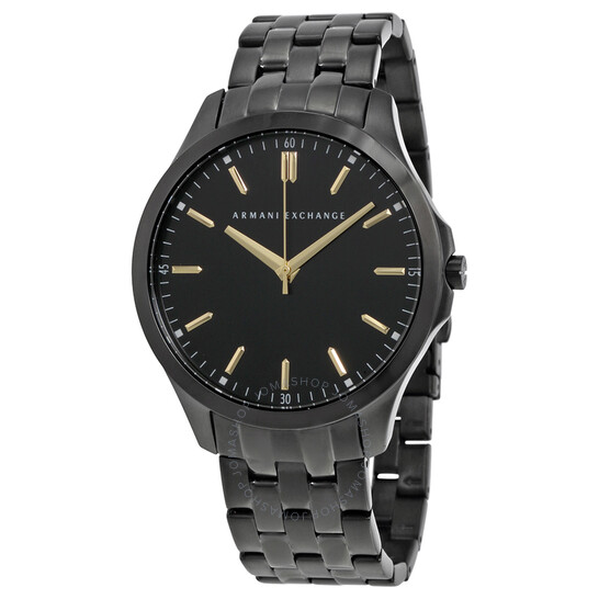 Armani Exchange Black Dial Stainless Steel Men's Watch