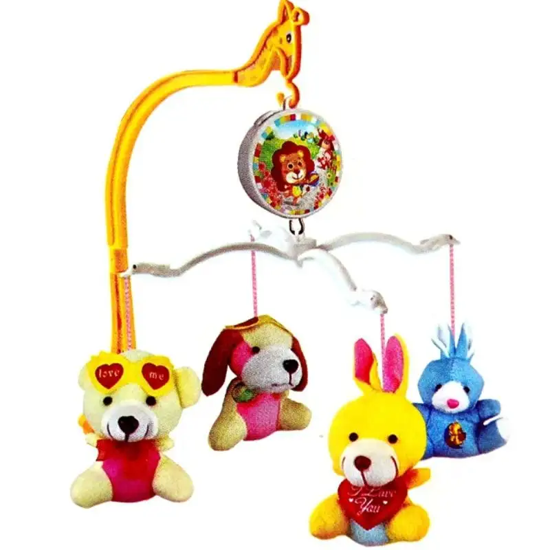 Musical Cot Mobile With Stuff Toys