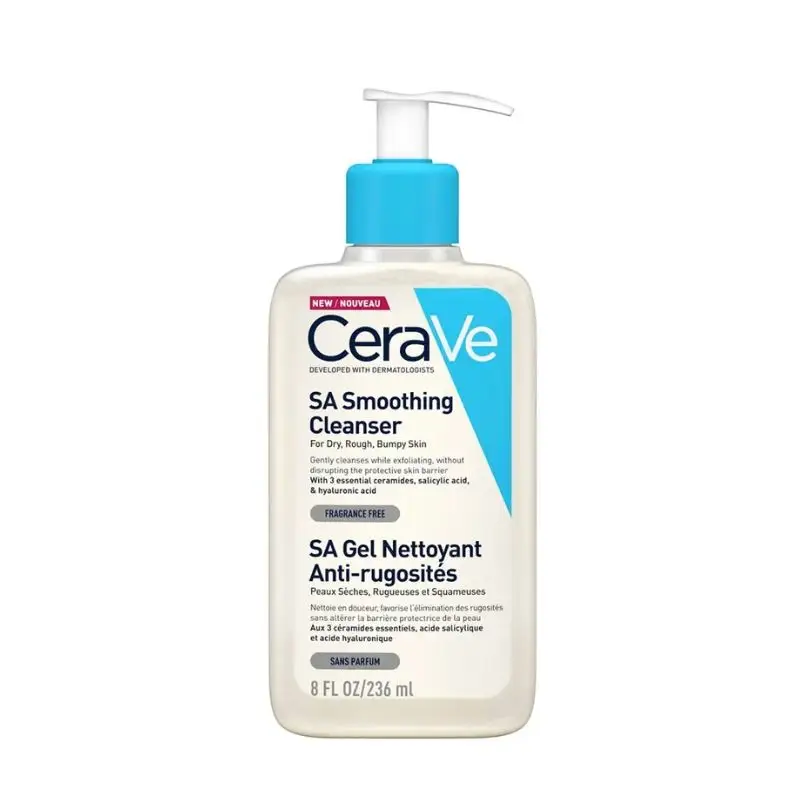 Cerave SA Smoothing Cleanser, For Dry, Rough & Bumpy Skin, 236ml
