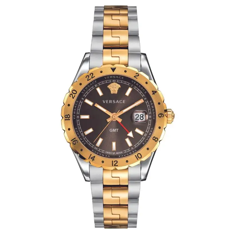 Versace V11040015 Men’s Quartz Swiss Made Stainless Steel Brown Dial 42mm Watch