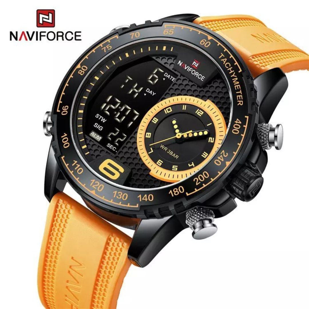 NAVIFORCE Watch 9199T Analog-Digital Watch TPU With Official Warranty