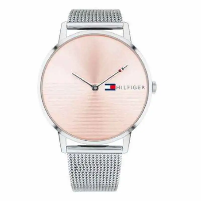 Tommy Hilfiger Women's Alex Round Shape Stainless Steel Analog Wrist Watch 40 mm - Silver - 1781970