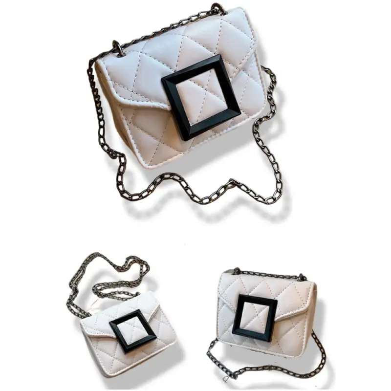 Garry's & Co Miniautre Square With Chain Bag 18C