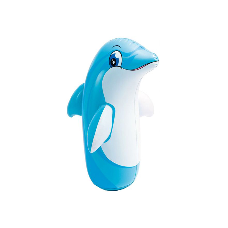 Intex - 3D Inflatable Dolphin Punching Bop - 44669