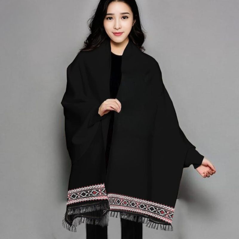 Women Beautiful Black Shawl