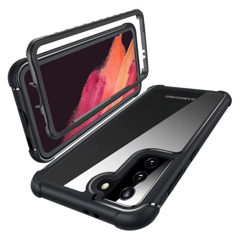 TORRAS Defender Series Phone Case for Samsung Galaxy S21 – Black (X002P9S9PD)