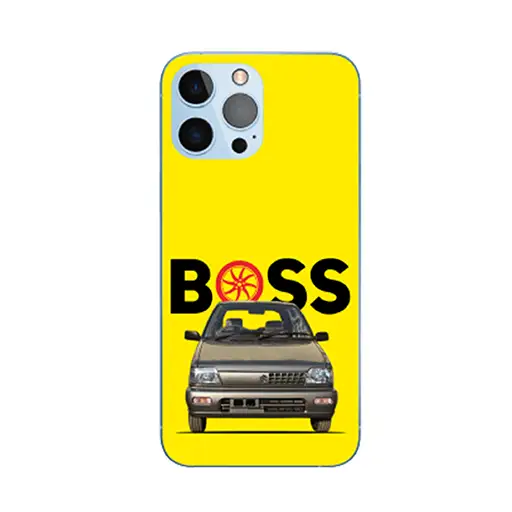 Customized Mobile Case for Apple iPhones (Mehran Boss Design - PW)