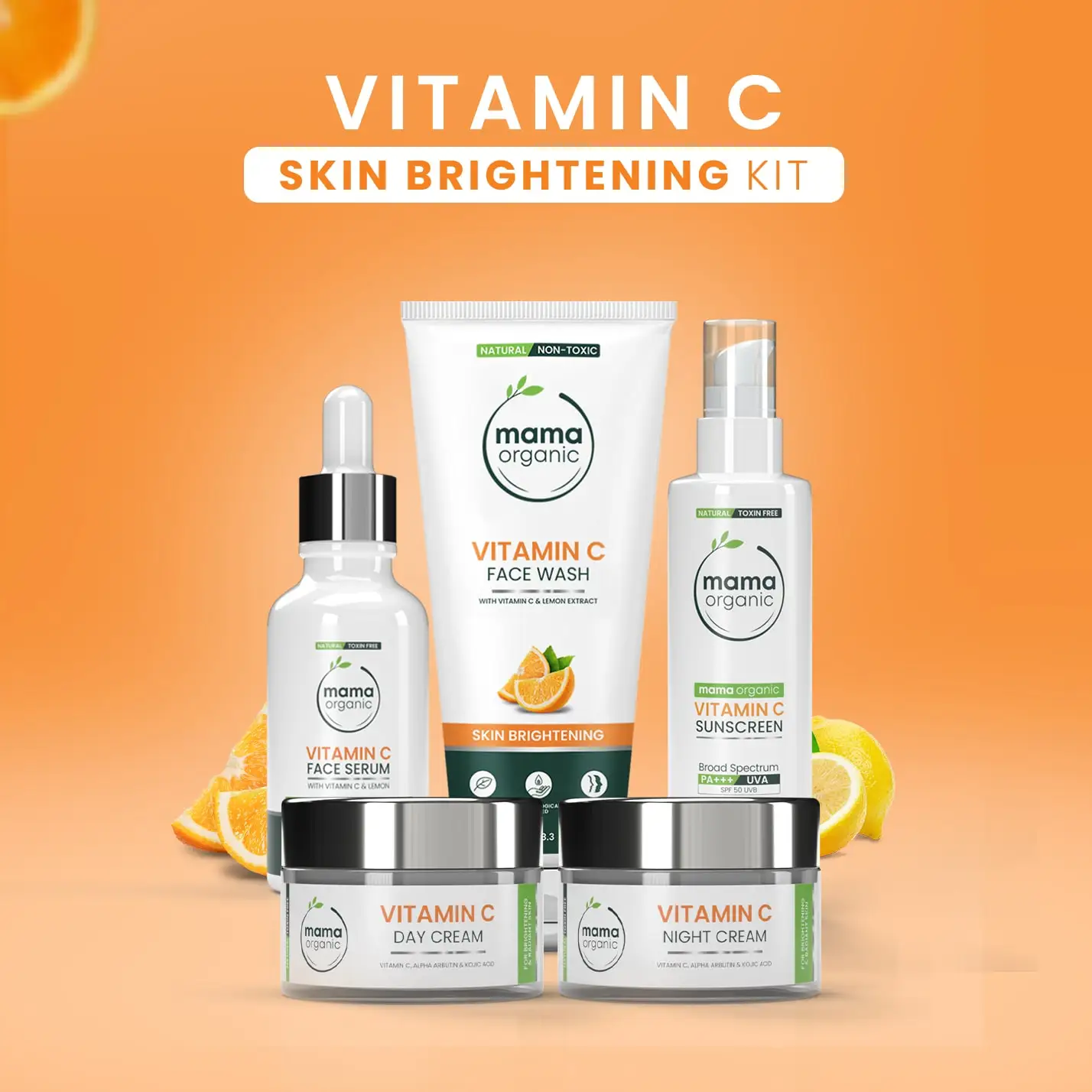 Vitamin C Skin Brightening Kit - Natural & Non Toxic