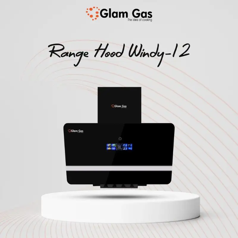 Glam Gas Range Hood Windy-12 Range Hood With Official Warranty