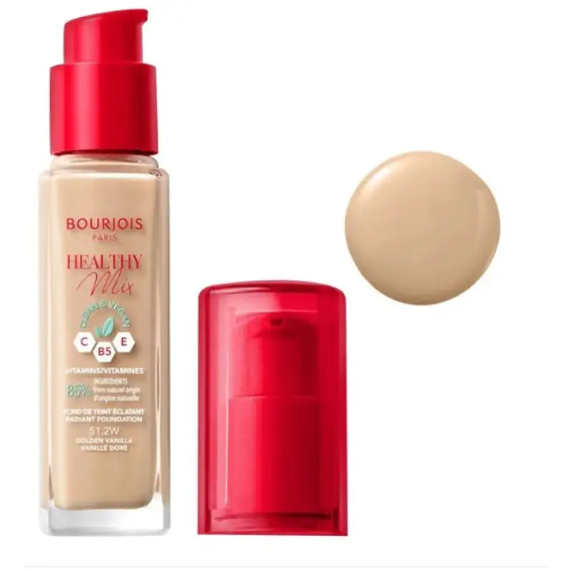 Bourjois Healthy Mix Clean Vegan Foundation 51.2 Golden Vanilla 3616303397173