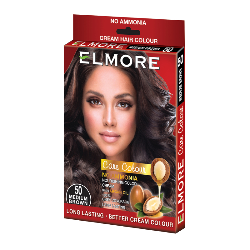 Elmore Cream Hair Color - Medium Brown