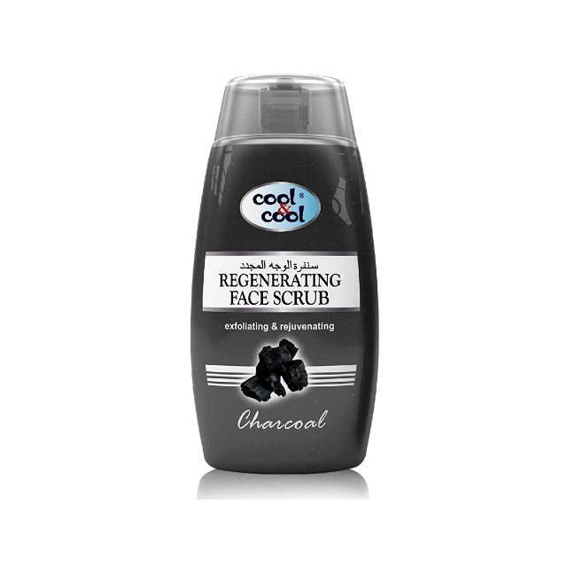 Cool & Cool Regenerating Face Scrub Charcoal 100ml