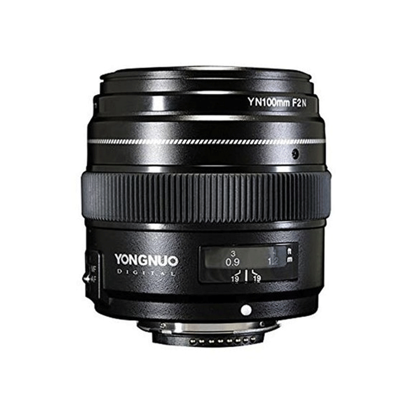 Yongnuo YN 100mm f/2 Lens For Nikon F - Black