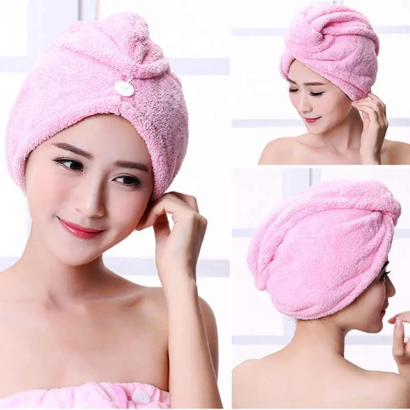 Magic Drying Microfiber Head Hair Dry Towel Wrap