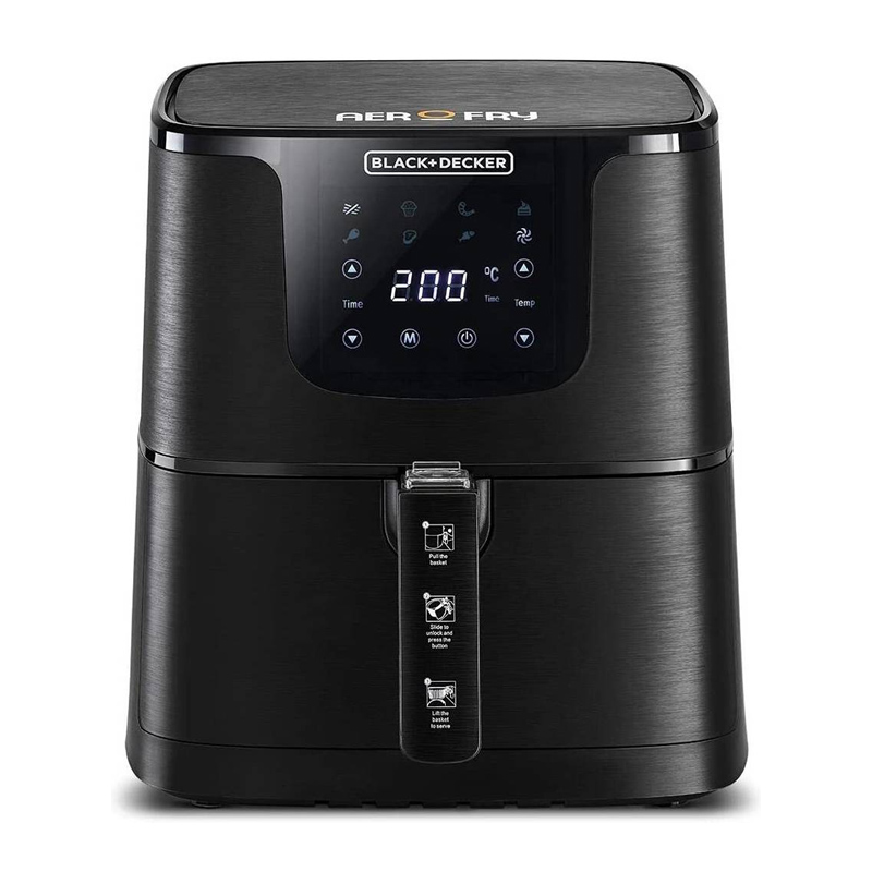 Black & Decker Grand Digital Aero Air Fryer 5.8 L With Official Warranty