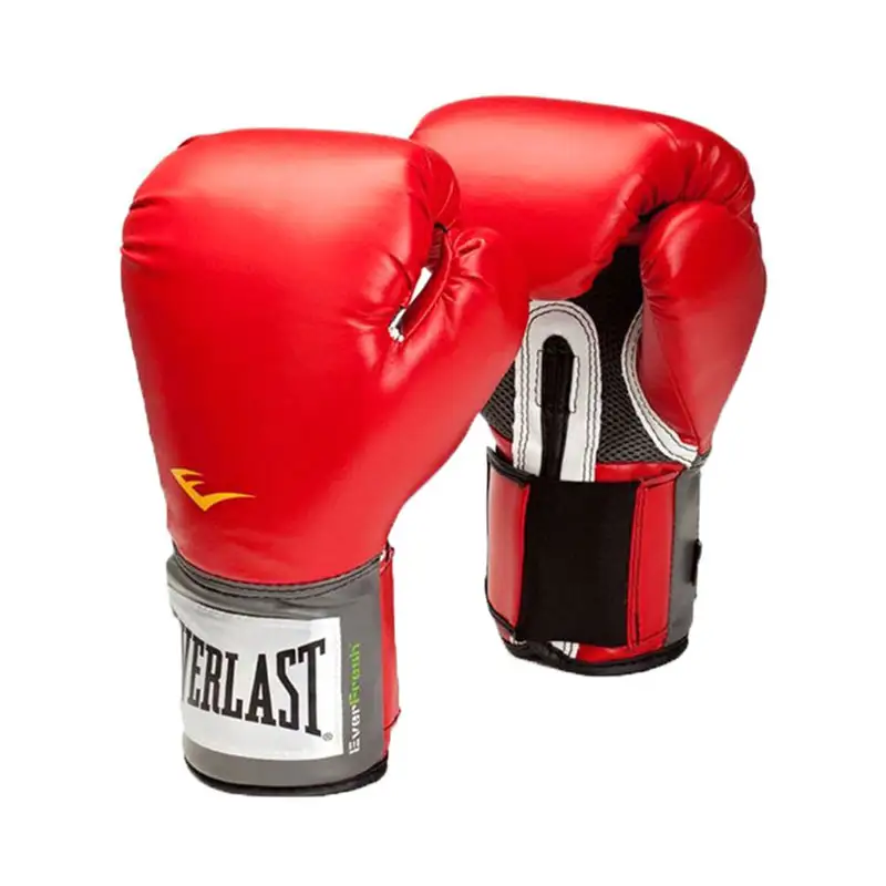 Everlast EVER-1200009 Pair Of Pro Style Boxing Gloves Red/Grey/White 453.59ounce