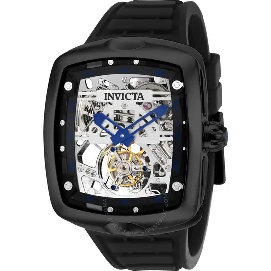 Invicta S1 Rally Tourbillon Automatic Blue Skeleton Dial Men's Watch