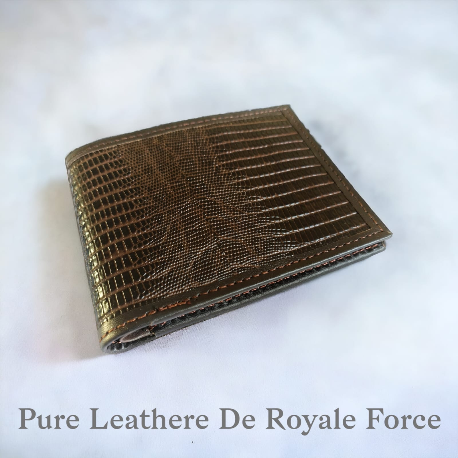 Royal Force Genuine Leather Wallet Xenzia Brown Limited Edition