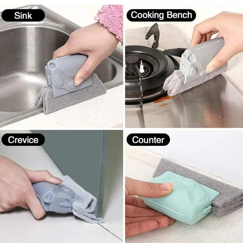 Multipurpose Windows Groove & Track Crevice Gap Corner Cleaner
