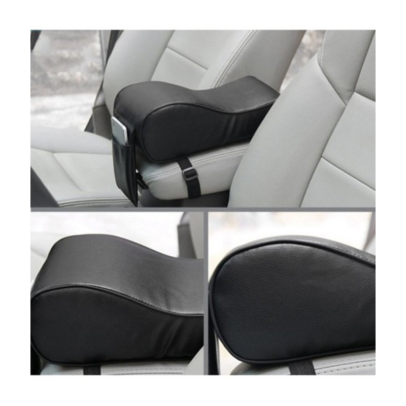Car PU Memory Foam Armrest Console Cushion Cover