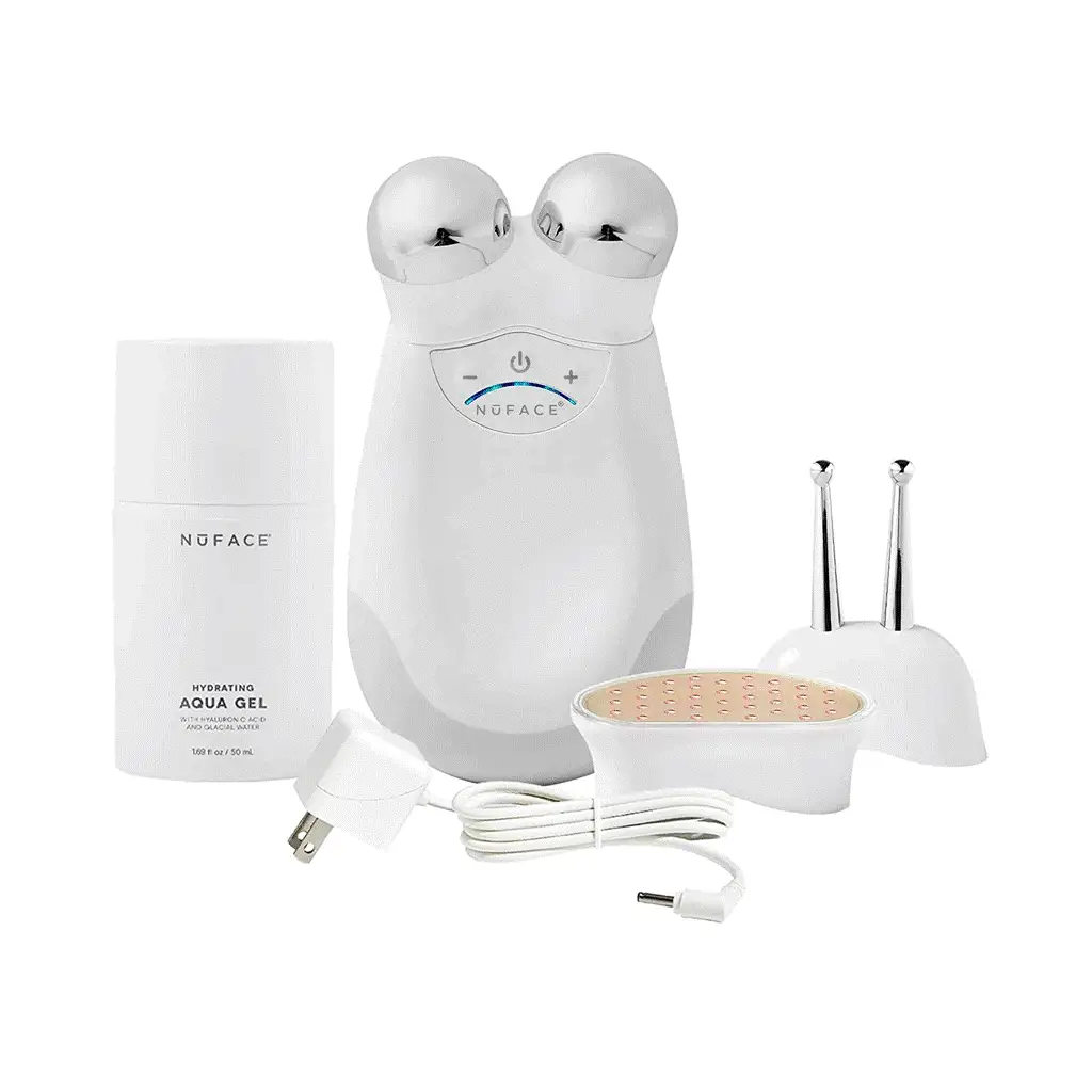 TRINITY COMPLETE FACIAL TONING DEVICE (includes ELE & TWR Attachment, 1.69 Aqua Gel)