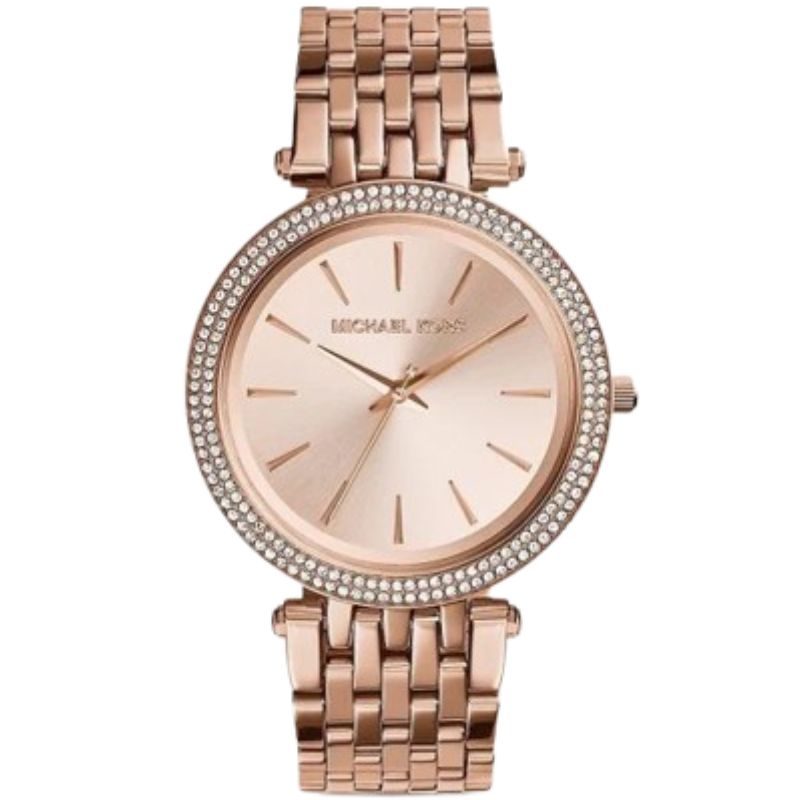 Michael Kors Women’s Quartz Stainless Steel Rose Gold Dial 39mm Watch MK3192