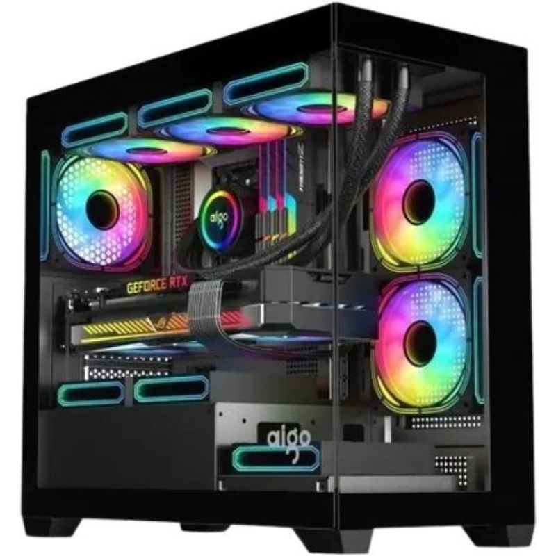 DarkFlash C218M Black Micro Atx Gaming Case