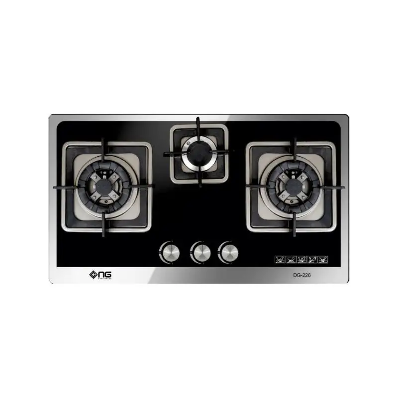 Nasgas DG-226 Built In Hobs Glass Top With Official Warranty