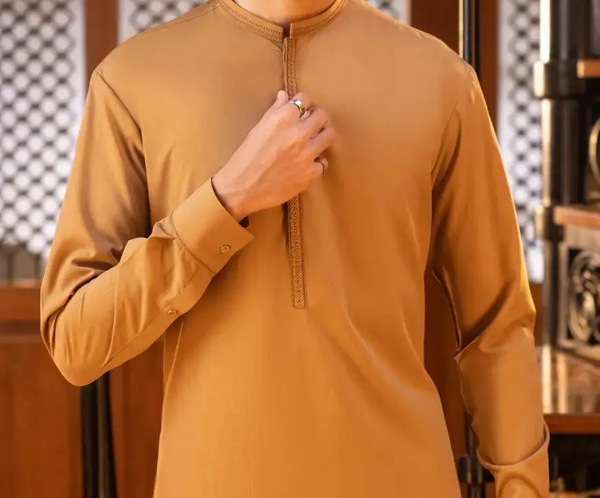 Mustard (Wash n Wear Delight) zarar clothing studio