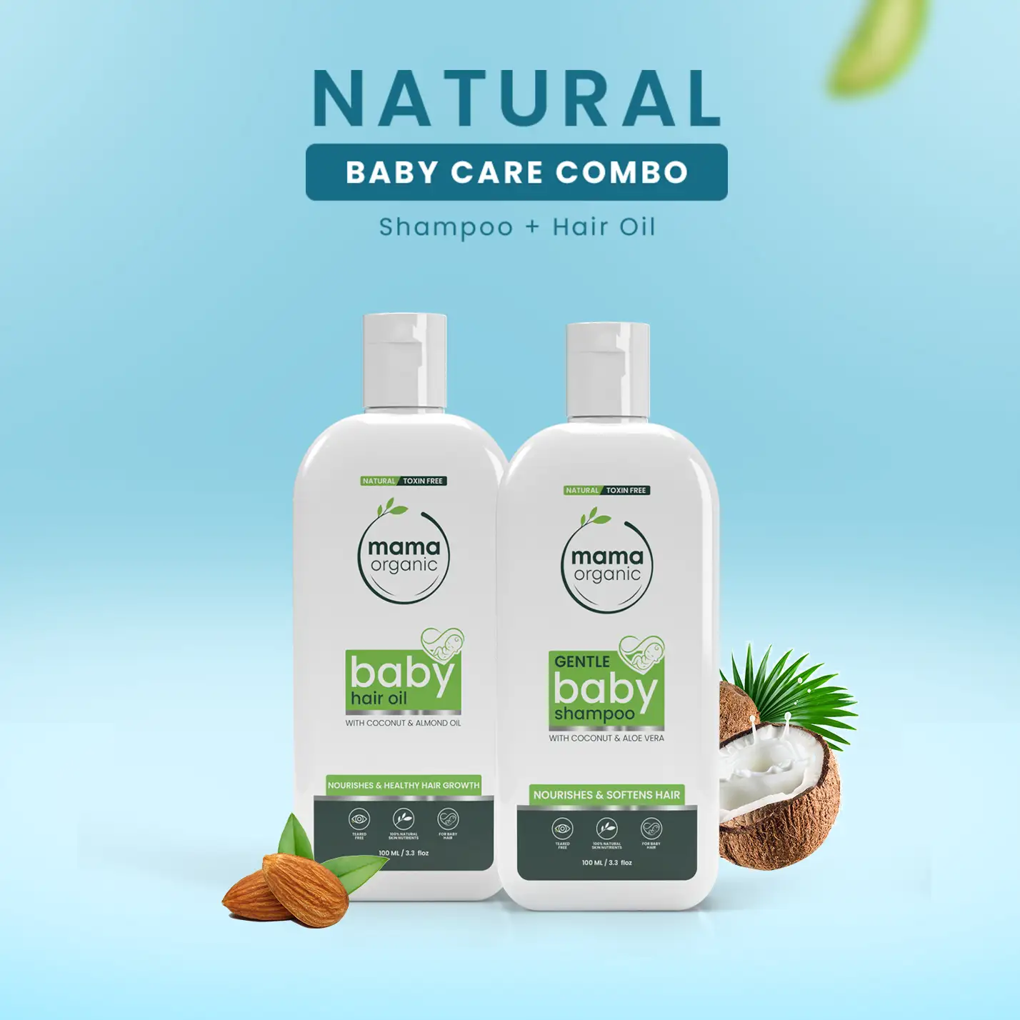 Natural Baby Care Combo - Natural & Non Toxic
