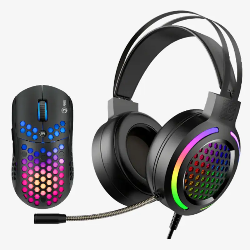 Marvo MH01BK Headset & Mouse Gaming Combo