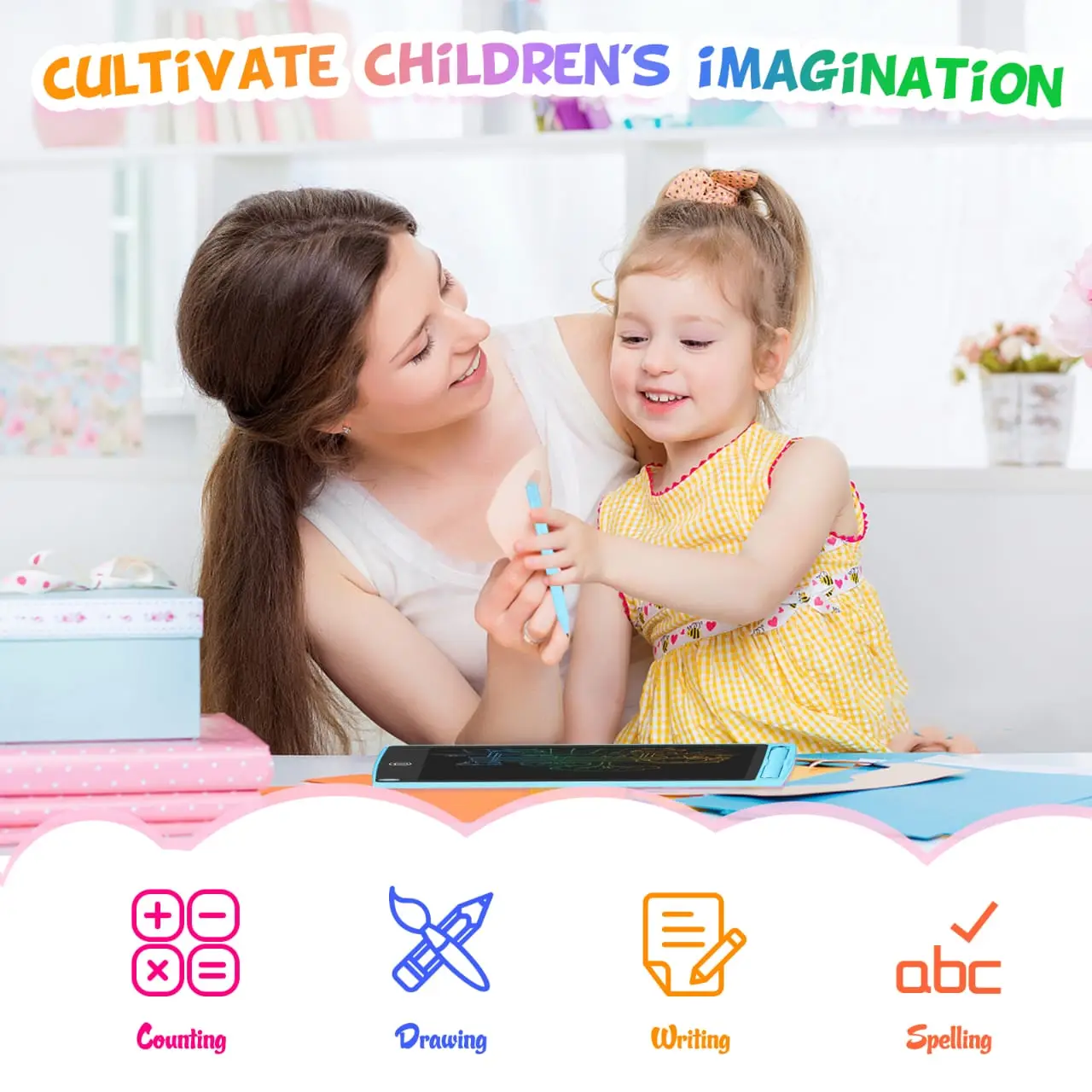 8.5 inch Lcd Tablet Drawing Board Children's Graffiti Sketchpad Handwriting Blackboard magic drawing board