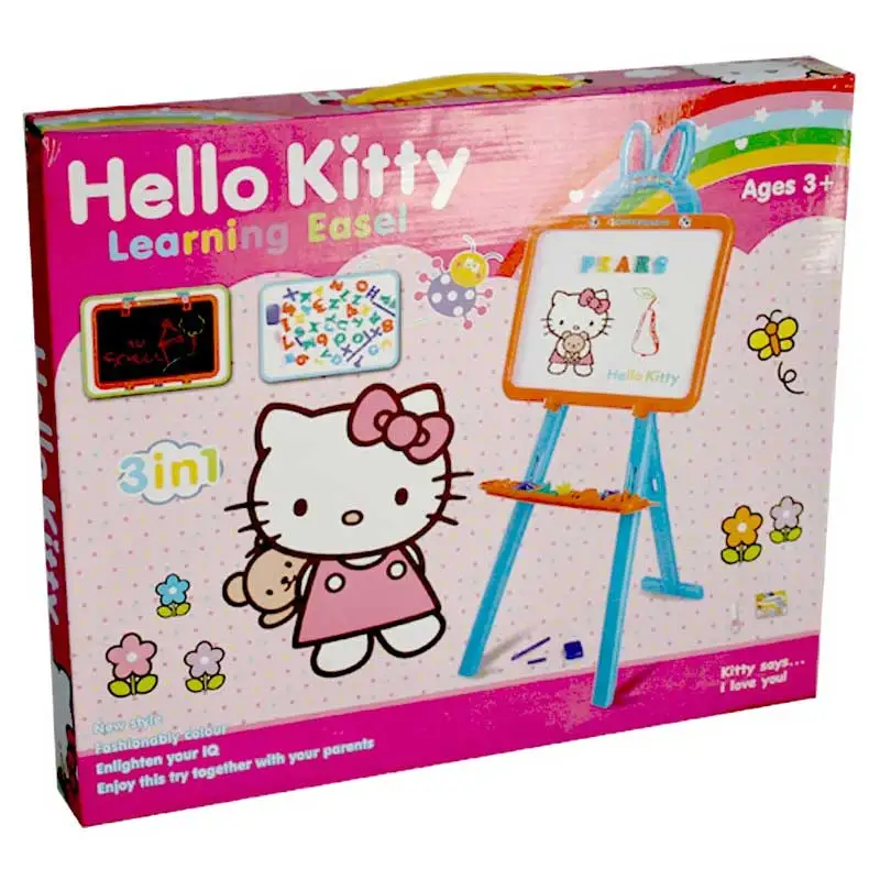 Hello Kitty Board 3 In 1 - Easel Sketch Board