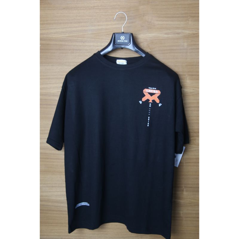 Konnichiwa Tokyo - Japanese Text Illustration - Oversized T-shirt