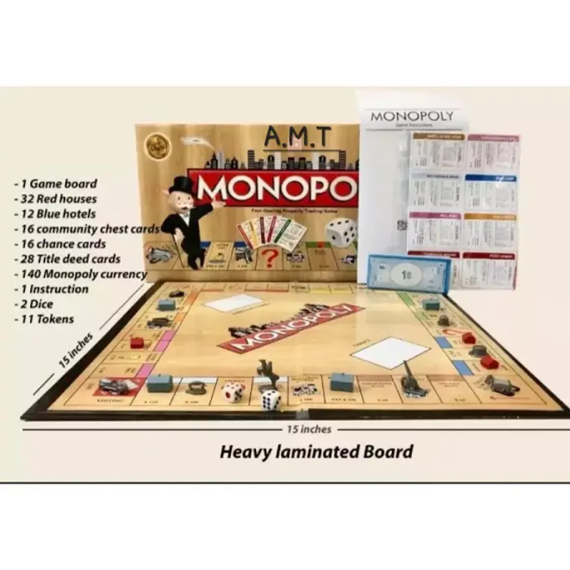 Monopoly Board Game - Local Made Item - 4012