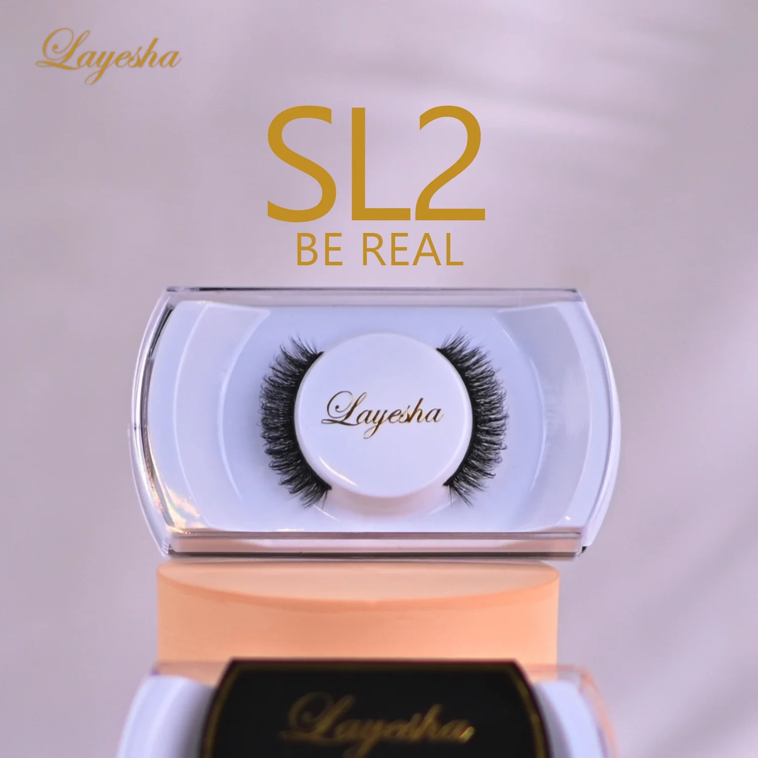 Layesha Lashes SL2 Be Real L (Synthetic  Lashes )