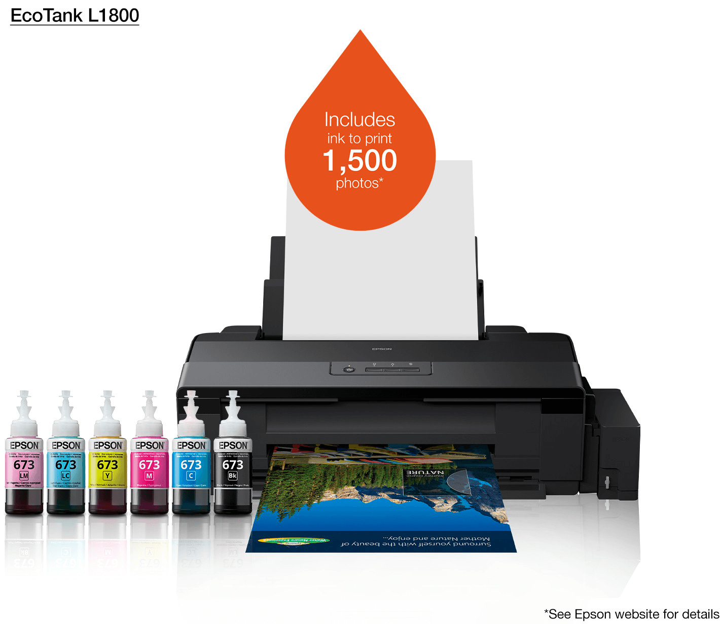 Epson L1800 A3 Premium Photo Ink Tank Printer by Print Eazy