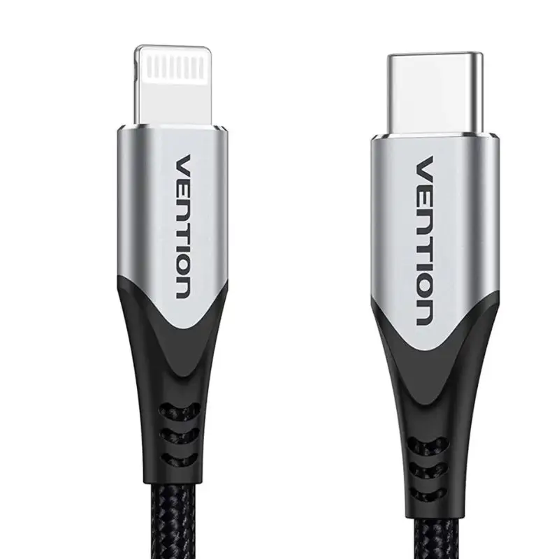 Vention USB 2.0 C to Lightning Cable 1.5M Gray Aluminum Alloy Type