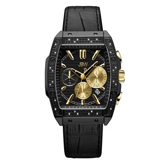 JBW Echelon Quartz Black Dial Men's Watch