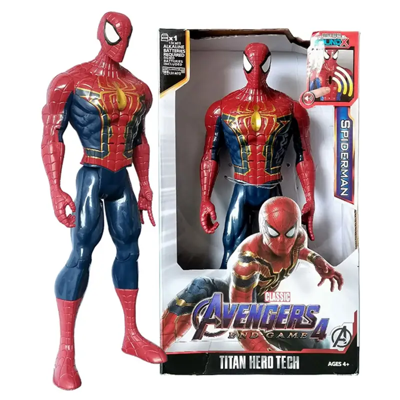 Spiderman Golden Suit Action Figure - 11 Inches