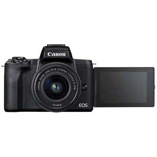 Canon EOS M50 Mark II Mirrorless Digital Camera With 15-45mm Lens Pre-Owned