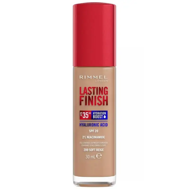 Rimmel London - Makeup base Lasting Finish 35H - 200: Soft Beige