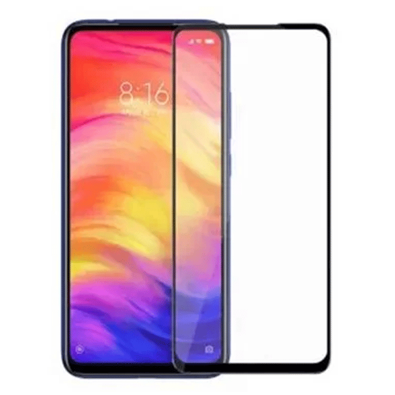Mofi Realme 5s 2.5D 9H Full Screen Protector Tempered Glass Anti BlueRay-Black