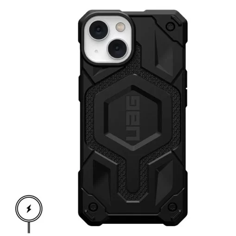 UAG Monarch Pro Magsafe Series Phone Case for IPhone 14 – Kevlar Black