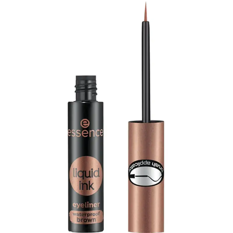 Essence Liquid Ink Eyeliner Waterproof Brown-02 Ash Brown
