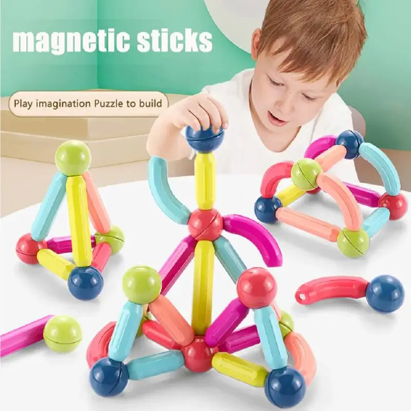 25 Pcs Magnetic Building Blocks Stick Toy