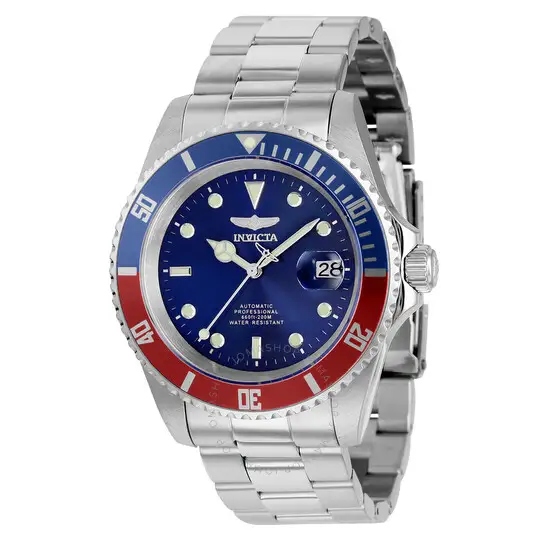 Invicta Pro Diver Automatic Blue Dial Pepsi Bezel Men's Watch