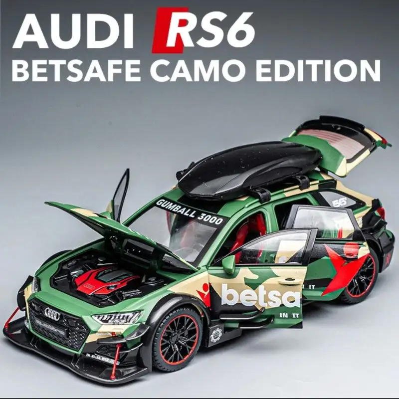 Audi RS6 DTM Modified Diecast Model 1/24
