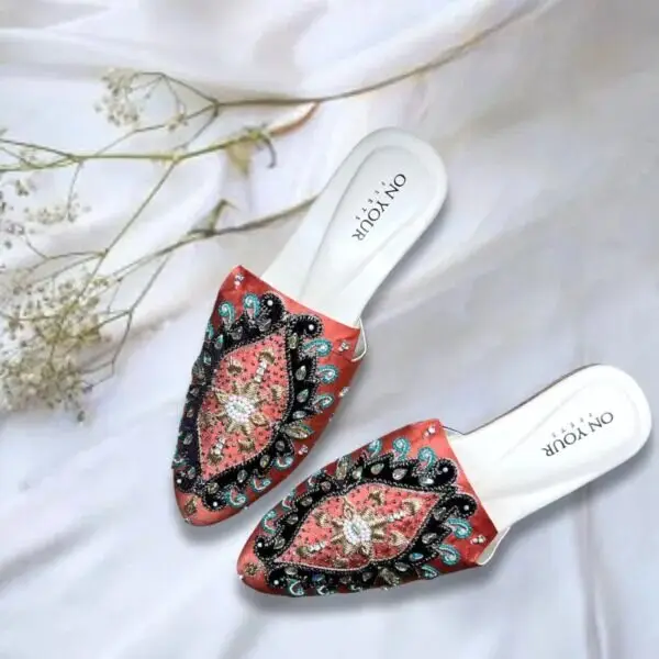 On Your Feets provide comfortable Mules for ladies EML-103-Punch Pink
