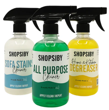 Shopsiby All Purpose Cleaner + Sofa Stains Cleaner +  Home And Kitchen Degreaser 250ML